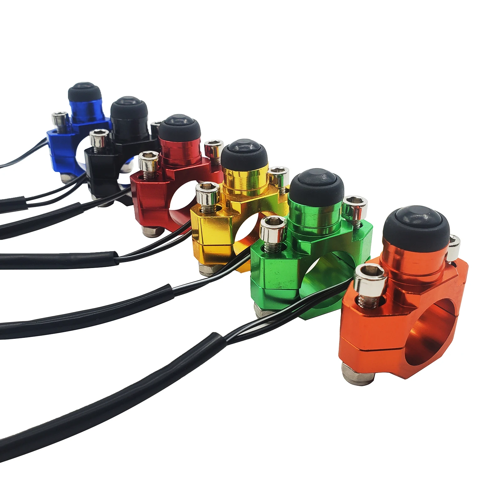 Motorcycle Universal Stop Start Kill Switch Button With Rotating Bar Clamp For KTM SX SXF EXC EXCF XC-F XCW TPI Six Days 125-500 
Motorcycle Universal Stop Start Kill Switch Button With Rotating Bar Clamp For KTM SX SXF EXC EXCF XC-F XCW TPI Six Days 125-500