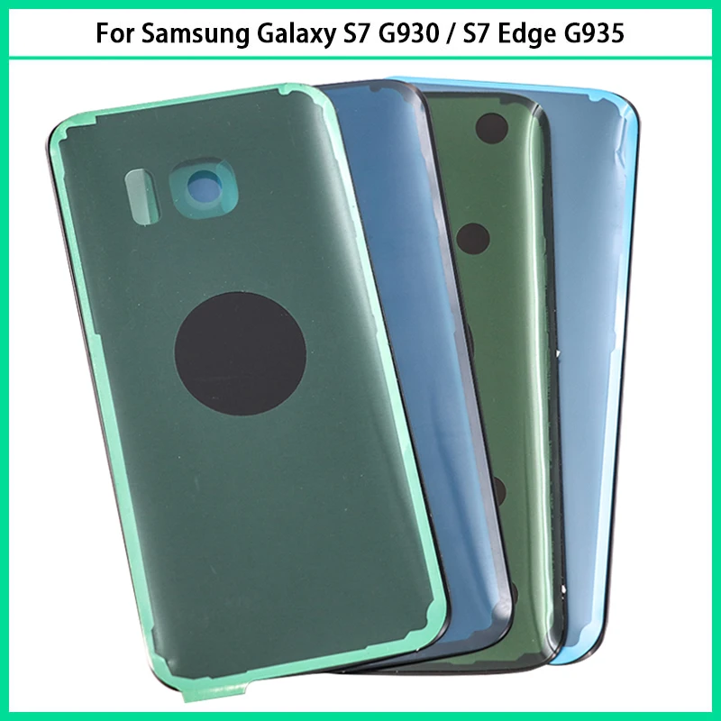 Новинка для Samsung Galaxy S7 G930 G930F Edge G935 задняя крышка батареи дверь 3D стеклянная панель