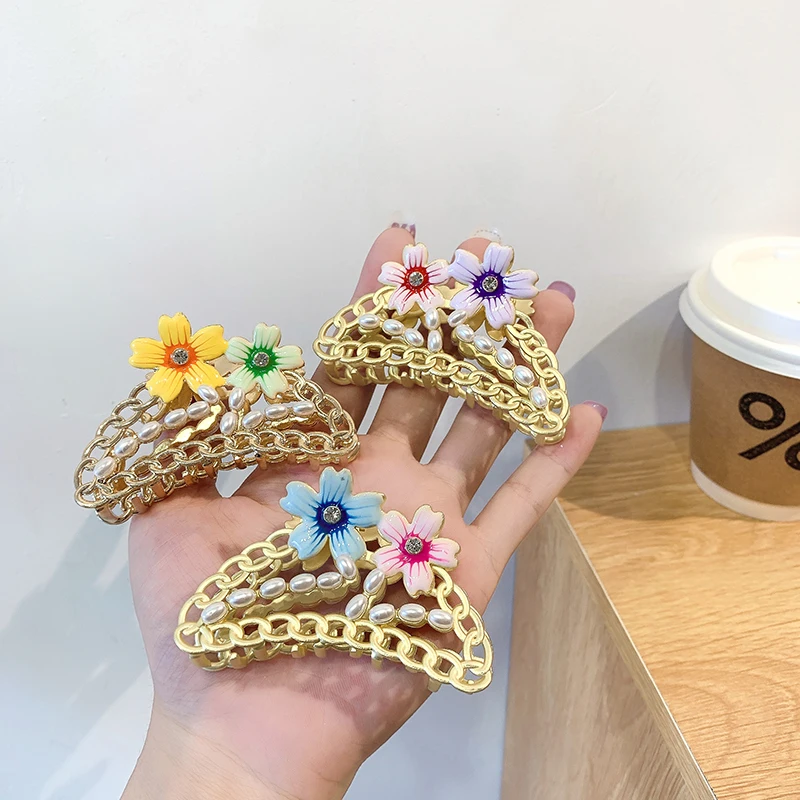 Fashion Flower Butterfly Claw Hairpins Cute Cartoon Crab Hair Clips Metal Hairwear Accessories Jewelry For Women 2022 New
Fashion Flower Butterfly Claw Hairpins Cute Cartoon Crab Hair Clips Metal Hairwear Accessories Jewelry For Women 2022 New
