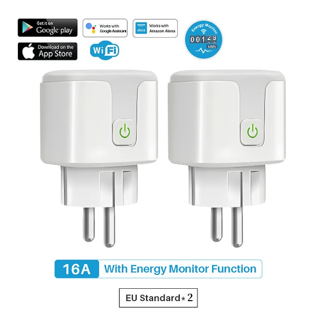 Смарт-розетка Tuya с Wi-Fi, 16 А, голосовое управление
Смарт-розетка Tuya с Wi-Fi, 16 А, голосовое управление