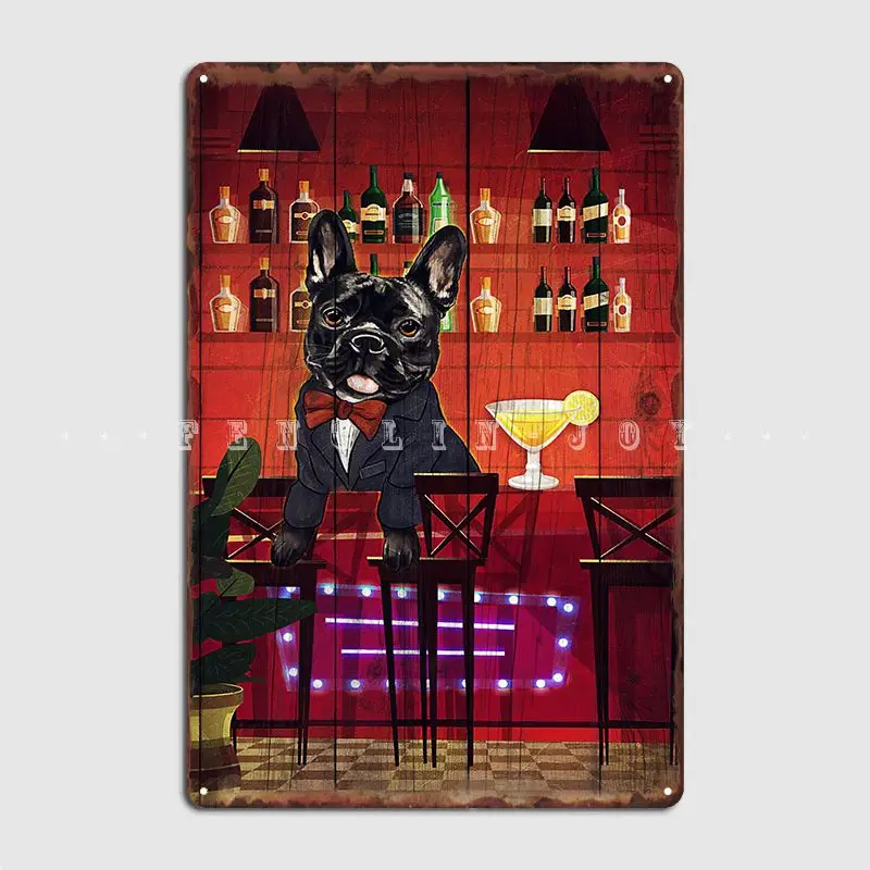 French Bulldog Metal Sign Cinema Living Room Plaques Cinema Decoration Tin Sign Poster
French Bulldog Metal Sign Cinema Living Room Plaques Cinema Decoration Tin Sign Poster