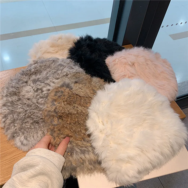Fashion Luxury Hats Winter Women Rabbit Fur Hat Warm Natural Fluffy Fur Female Caps Skullies Beanies Hat Outdoor Snow Cap
Fashion Luxury Hats Winter Women Rabbit Fur Hat Warm Natural Fluffy Fur Female Caps Skullies Beanies Hat Outdoor Snow Cap