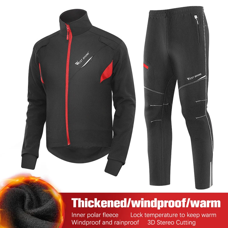 Winter Thermal Cycling Set Bicycle Jacket Clothes Pants Outdoor Sport Suit Windproof MTB Road Bike Men Sportswear
Winter Thermal Cycling Set Bicycle Jacket Clothes Pants Outdoor Sport Suit Windproof MTB Road Bike Men Sportswear
