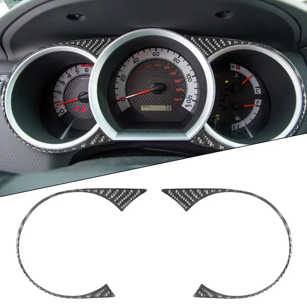 2pcs Carbon Fiber Interior Speedomter Instrument Cover Trim For Toyota For Tacoma 2012-2015 Car Decoration Accessories
2pcs Carbon Fiber Interior Speedomter Instrument Cover Trim For Toyota For Tacoma 2012-2015 Car Decoration Accessories