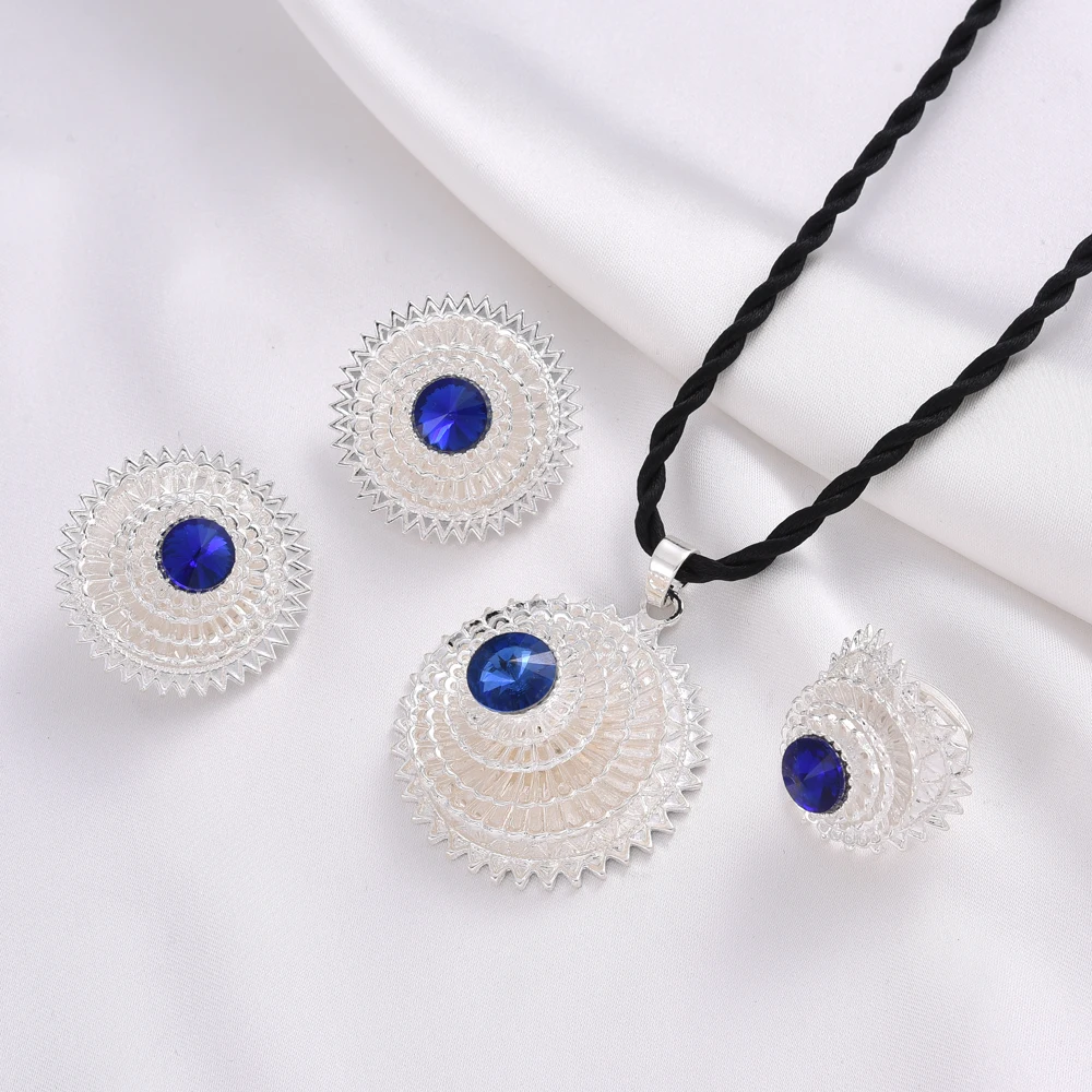 Silver Plated Ethiopian Colorful Stone Jewelry Set Classic Fashion Ethiopia Gold Eritrea Set For Women's Habesha Wedding Gift
Silver Plated Ethiopian Colorful Stone Jewelry Set Classic Fashion Ethiopia Gold Eritrea Set For Women's Habesha Wedding Gift