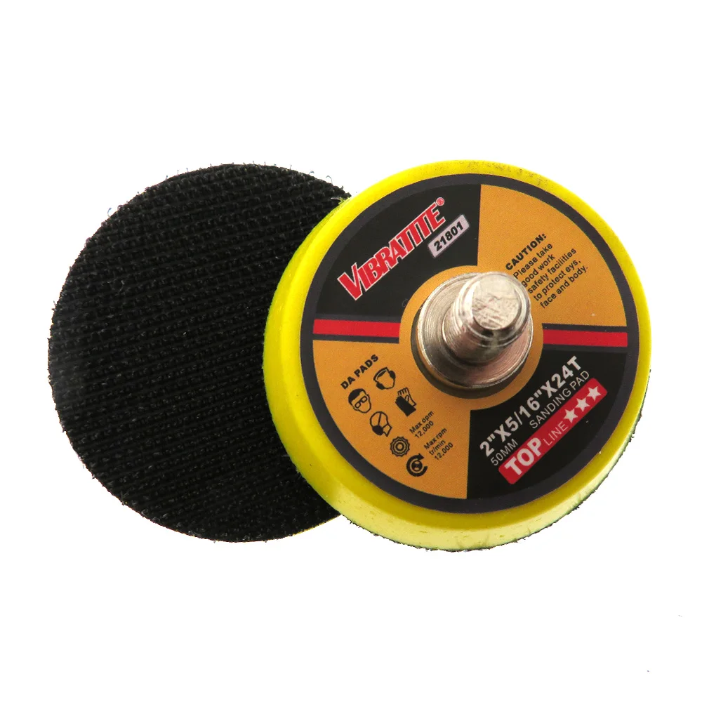 2 Inch 50mm Hook and Loop Backup Sanding Pad 5/16-24 Thread Power Tools Accessories
2 Inch 50mm Hook and Loop Backup Sanding Pad 5/16-24 Thread Power Tools Accessories