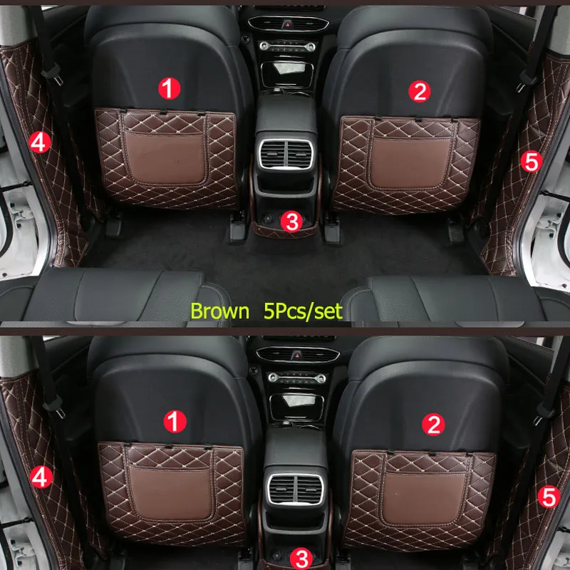 Car Rear Seat Kick Pad For Hyundai Santa Fe 2019 2020 Interior Protection Sticker Trim Decoration Accessories
Car Rear Seat Kick Pad For Hyundai Santa Fe 2019 2020 Interior Protection Sticker Trim Decoration Accessories