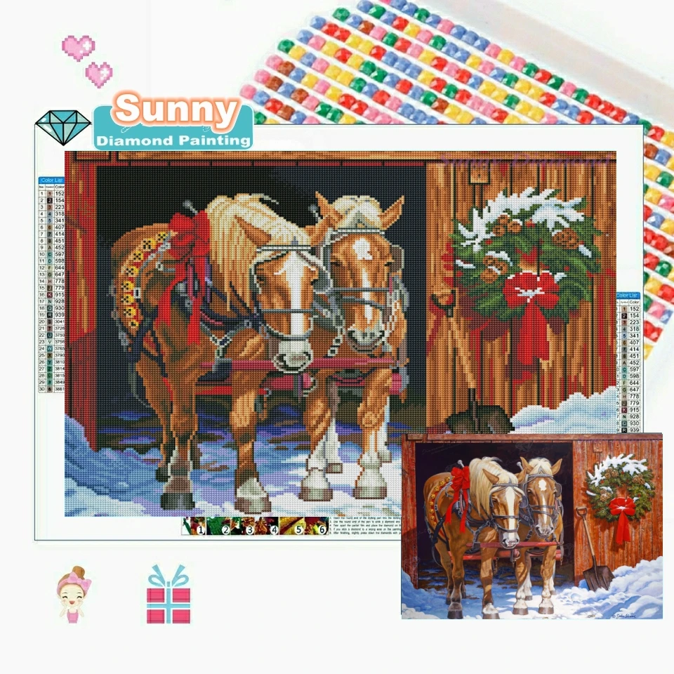 Ready For The Ride Diamond Art Painting Christmas Snow Horse 5D Cross Stitch Kits DIY Full Drill Rhinestone Pictures Home Decor
Ready For The Ride Diamond Art Painting Christmas Snow Horse 5D Cross Stitch Kits DIY Full Drill Rhinestone Pictures Home Decor