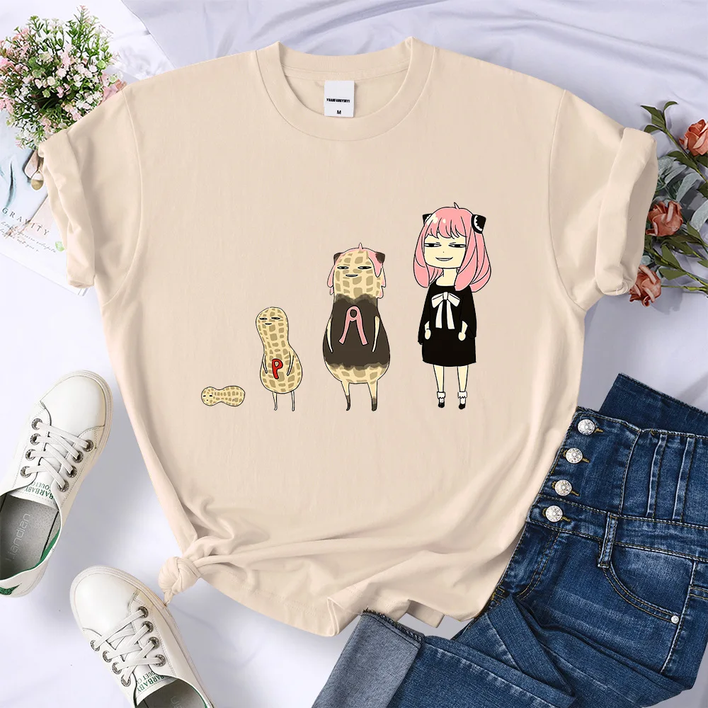 Anya'S Peanut Evolution - Spy X Family Tshirts Women Fashion Street Short Sleeve O-Neck Casual Tee Shirt Summer Sports T-Shirts
Anya'S Peanut Evolution - Spy X Family Tshirts Women Fashion Street Short Sleeve O-Neck Casual Tee Shirt Summer Sports T-Shirts