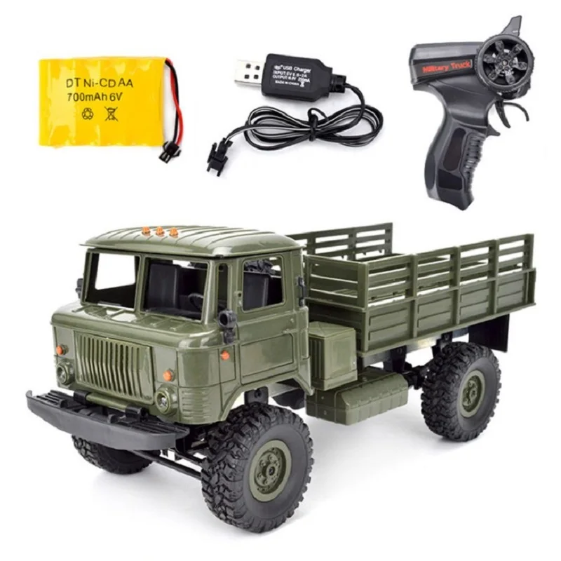 GSF Remote Control Military Truck 4 Wheel Drive Off-Road B24 WPL GAZ RC Car Model Remote Control Climbing Car
GSF Remote Control Military Truck 4 Wheel Drive Off-Road B24 WPL GAZ RC Car Model Remote Control Climbing Car