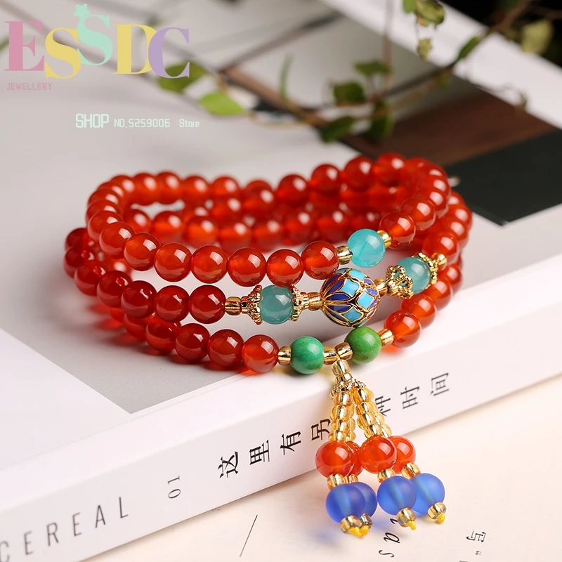 Natural Agate Crystal 6mm Multilayer Tassel Gold Plated Cloisonne Accessories Bracelet Women Jewelry Wholesale
Natural Agate Crystal 6mm Multilayer Tassel Gold Plated Cloisonne Accessories Bracelet Women Jewelry Wholesale