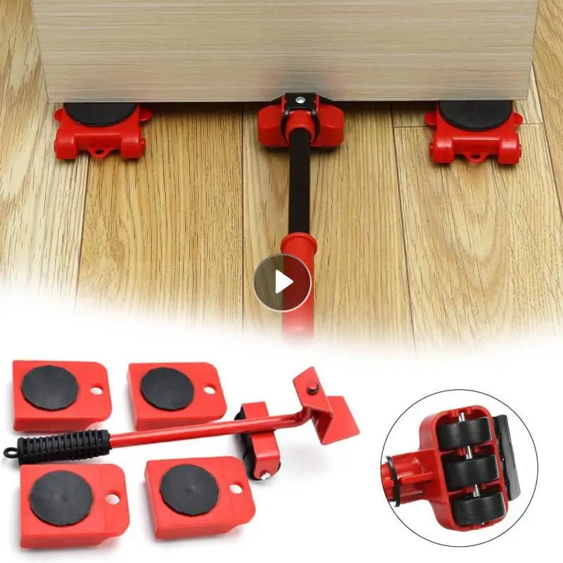 5 Pcs/set Furniture Lifter Easy To Move Appliance Rollers Mobile Tool Set Load 330lbs Furniture Moving Roller Wheels And Lifter
5 Pcs/set Furniture Lifter Easy To Move Appliance Rollers Mobile Tool Set Load 330lbs Furniture Moving Roller Wheels And Lifter