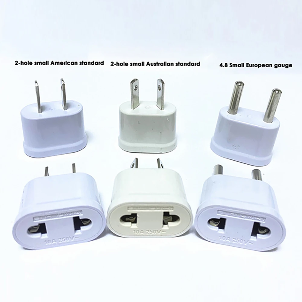 1pcs US/EU/AU American Socket Adapter 2pin European EU To US plug Power adapter Converter American Electrical Socket Outlet 
1pcs US/EU/AU American Socket Adapter 2pin European EU To US plug Power adapter Converter American Electrical Socket Outlet