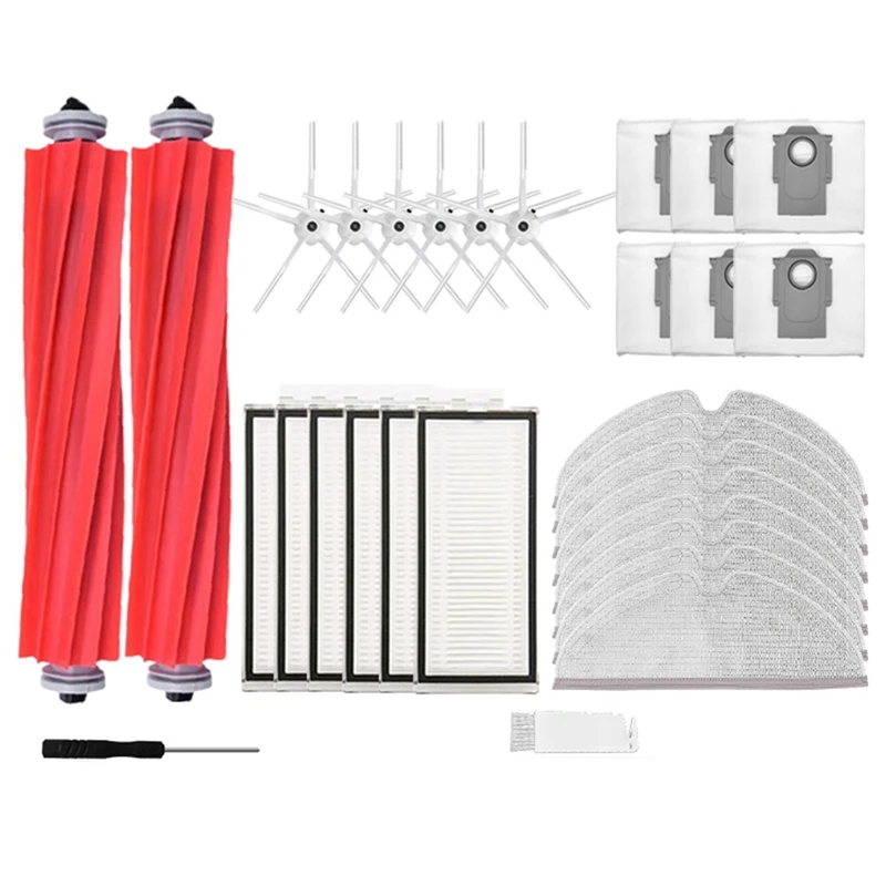 Main Side Brush Filter And Mop Cloth Replacement For Xiaomi Roborock Q7 Max Q7 Max+ T8 Robotic Vacuum Cleaner
Main Side Brush Filter And Mop Cloth Replacement For Xiaomi Roborock Q7 Max Q7 Max+ T8 Robotic Vacuum Cleaner