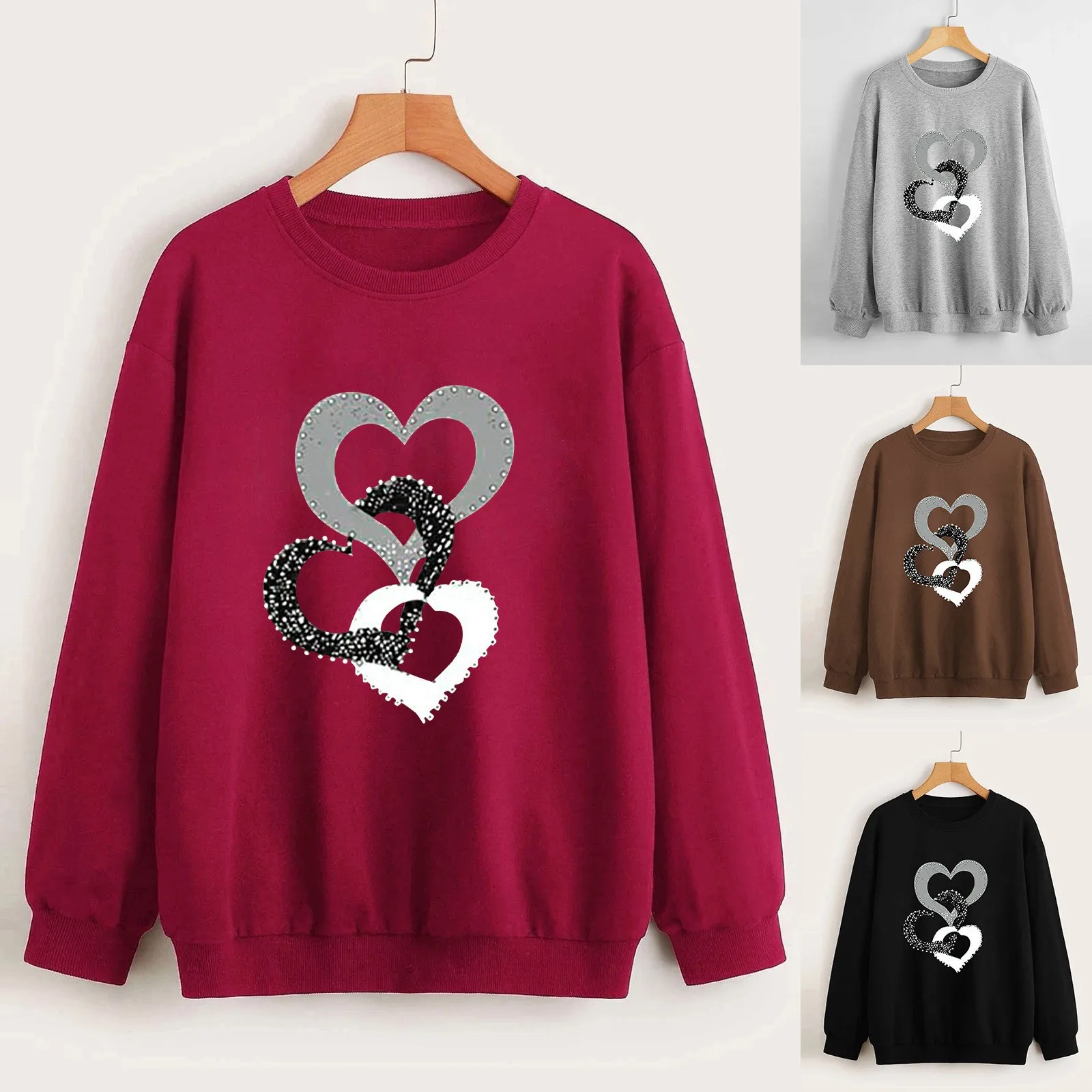 Women Letter Printing Sweatshirt Top Long Sleeved Sweatshirt Casual Blouse Temperament Pullover Top Lady Pants Suits
Women Letter Printing Sweatshirt Top Long Sleeved Sweatshirt Casual Blouse Temperament Pullover Top Lady Pants Suits