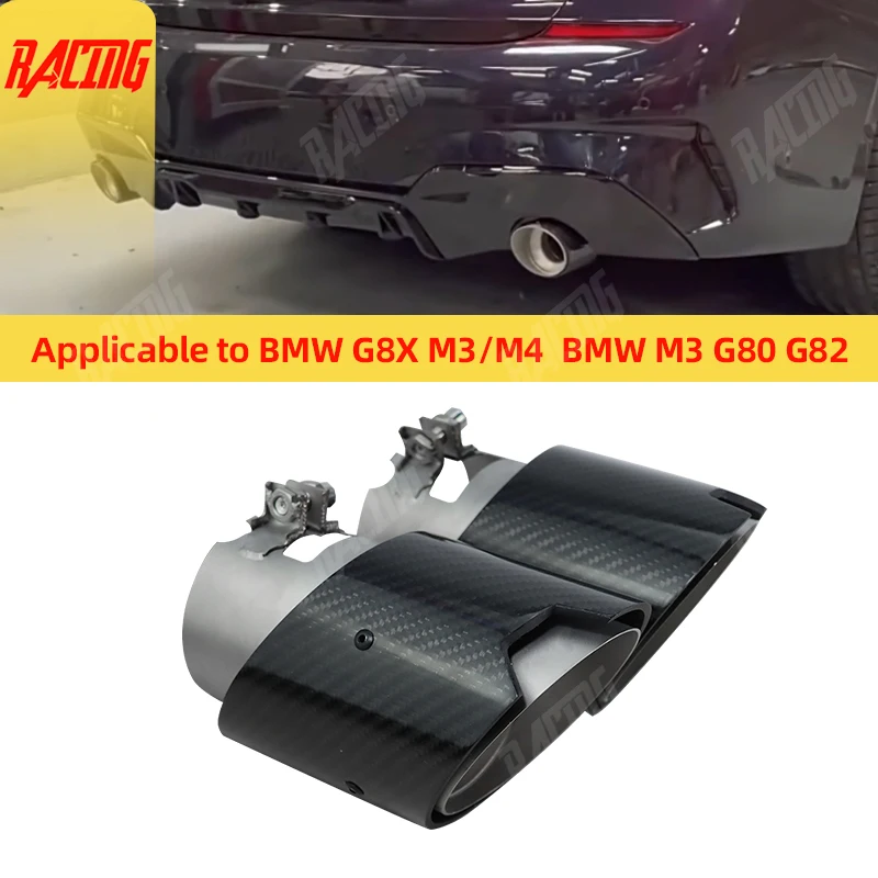 Carbon Fiber Exhaut Tip Fits For BMW M3 G80 M4 G82 G83 G8X, Special Perfermance for Car Muffler System Deration
Carbon Fiber Exhaut Tip Fits For BMW M3 G80 M4 G82 G83 G8X, Special Perfermance for Car Muffler System Deration