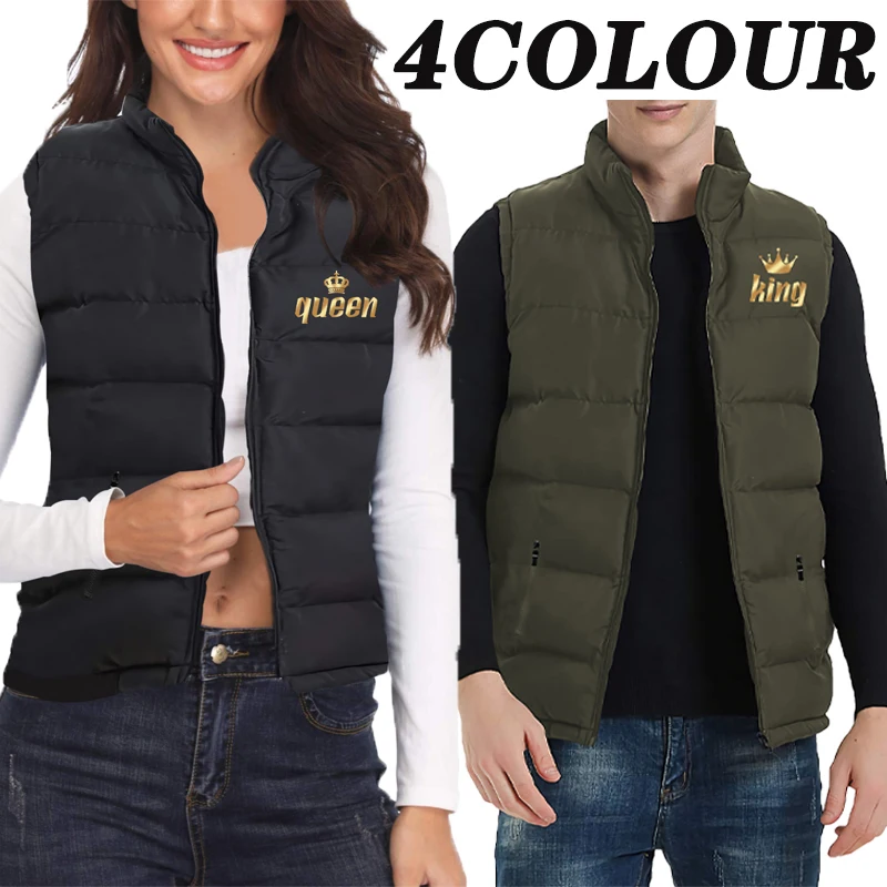 2022 Hot Sale King or Queen Couple Vest High Quality Men/women Daily Casual Cold Protection Warm Sleeveless Jacket Cotton Vest
2022 Hot Sale King or Queen Couple Vest High Quality Men/women Daily Casual Cold Protection Warm Sleeveless Jacket Cotton Vest