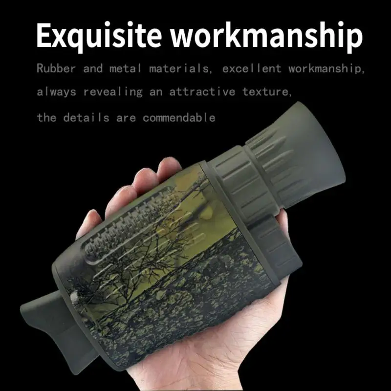 Night Vision Monocular Infrared Night Vision Camera 9 Languages 5X Digital Zoom 200M Full Dark Viewing Distance for Hunt
Night Vision Monocular Infrared Night Vision Camera 9 Languages 5X Digital Zoom 200M Full Dark Viewing Distance for Hunt