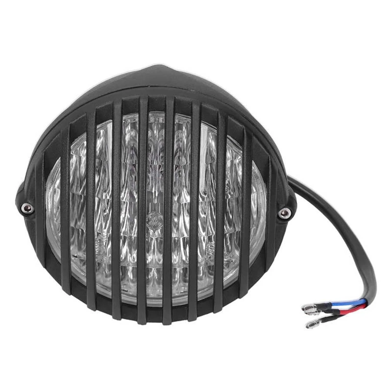 Matte Black Grill Headlight ABS Grill Headlight M10 Bolt Mount Motorcycle Suitable For All Retro Motorcycles
Matte Black Grill Headlight ABS Grill Headlight M10 Bolt Mount Motorcycle Suitable For All Retro Motorcycles