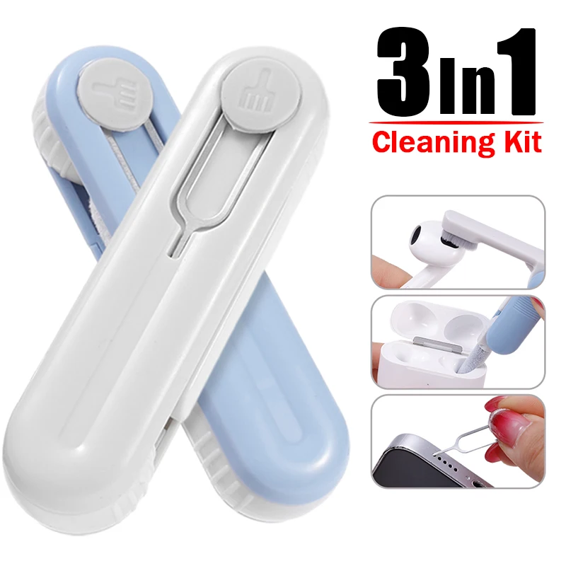 3in1 Cleaning Brush For Wireless Earbuds Cleaner Brush Mobile Phone Cleaning Tool Sim Card Tray Pin Eject Removal Tool Card Slot
3in1 Cleaning Brush For Wireless Earbuds Cleaner Brush Mobile Phone Cleaning Tool Sim Card Tray Pin Eject Removal Tool Card Slot