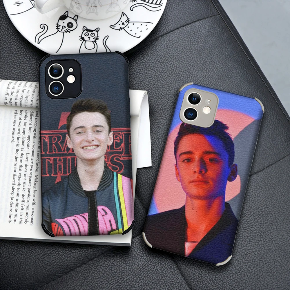 

Noah Schnapp Lambskin case for iphone 13 12 11 Pro MAX MiNi 7 8 plus SE2020 X XS XR Cute Noah Schnapp Soft back Cover