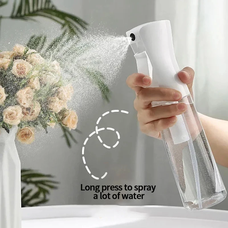 

Spray Bottles Refillable Bottles Handheld Plant Sprinkler Continuous Mist Watering Can Salon Barber Gardening Atomizer