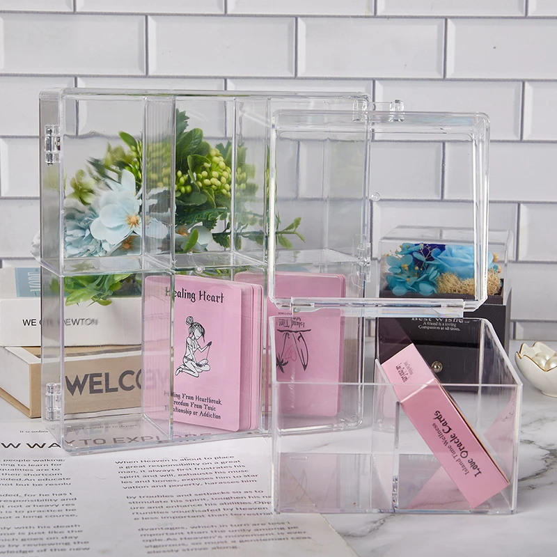 2 slots/6 slots Transparent Square Container Kpop Photocard Storage Box Photo Card Collection Organizer Box School Stationery
2 slots/6 slots Transparent Square Container Kpop Photocard Storage Box Photo Card Collection Organizer Box School Stationery