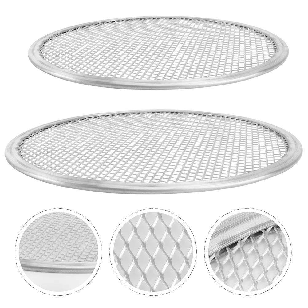 2Pcs Mesh Multifunctional Practical Pan Multifunctional Pizza Pan Convenient Pizza Pan for Bakeware Home Oven Kitchen
2Pcs Mesh Multifunctional Practical Pan Multifunctional Pizza Pan Convenient Pizza Pan for Bakeware Home Oven Kitchen