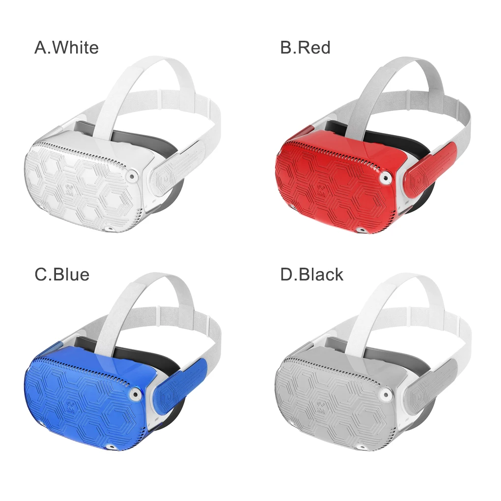Защитный чехол VR, портативный однотонный защитный чехол для гарнитуры, замена левой и правой крышки для Oculus Quest 2, белый
Защитный чехол VR, портативный однотонный защитный чехол для гарнитуры, замена левой и правой крышки для Oculus Quest 2, белый