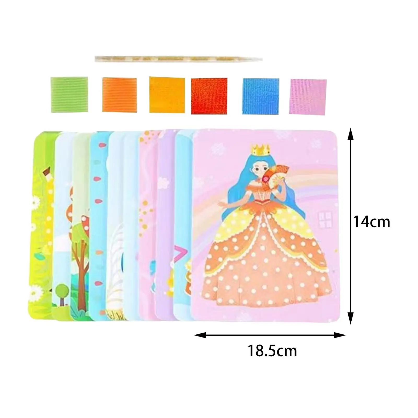 Fabric Art Frenzy Birthday Gift Kids Project Themes Poke Craft Nursery DIY Poke Fun Princess Dress up Sticker Book
Fabric Art Frenzy Birthday Gift Kids Project Themes Poke Craft Nursery DIY Poke Fun Princess Dress up Sticker Book