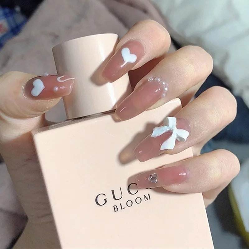 24 Pieces Pink Full Set Wearable Pressing False Nails Art Free Gift Transparent Sticker Wearing Tool False Nails Patch Paragraph
24 Pieces Pink Full Set Wearable Pressing False Nails Art Free Gift Transparent Sticker Wearing Tool False Nails Patch Paragraph