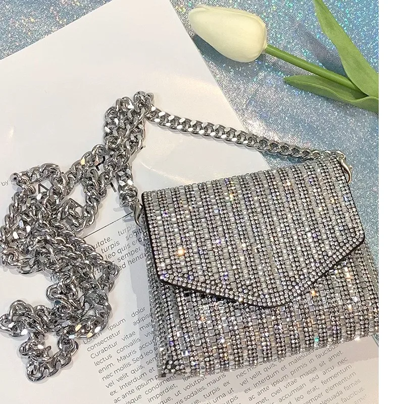 Rhinestone Evening Bag Luxury Designer Handbags for Women 2022 PU Leather Purses Summer Girls Chain Clutch Shoulder Bags
Rhinestone Evening Bag Luxury Designer Handbags for Women 2022 PU Leather Purses Summer Girls Chain Clutch Shoulder Bags