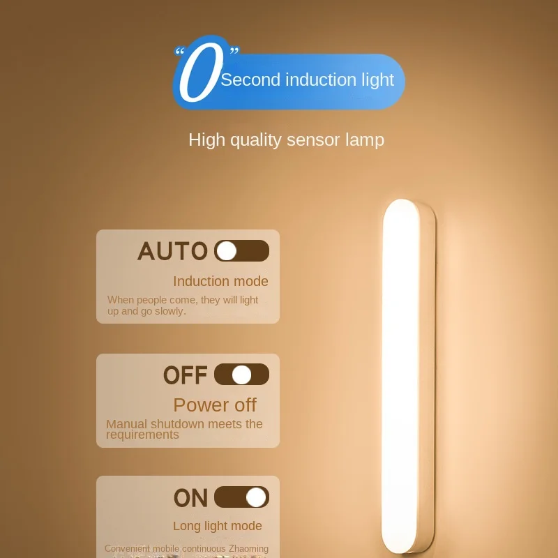 Human Body Induction Lamp Bedroom Lamp Corridor Toilet Charging Stair Cabinet Lamp Bookcase Wardrobe Lamp Bedside Magnetic Lamp
Human Body Induction Lamp Bedroom Lamp Corridor Toilet Charging Stair Cabinet Lamp Bookcase Wardrobe Lamp Bedside Magnetic Lamp