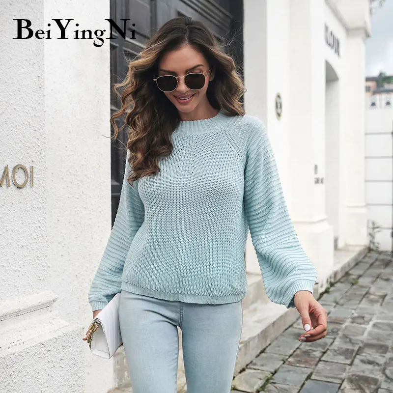 Beiyingni Women Loose Sweater O-neck Long Lantern Sleeve Solid Knitting Ladies Pullover Vintage Casual Jumper 2022 Autumn Winter
Beiyingni Women Loose Sweater O-neck Long Lantern Sleeve Solid Knitting Ladies Pullover Vintage Casual Jumper 2022 Autumn Winter