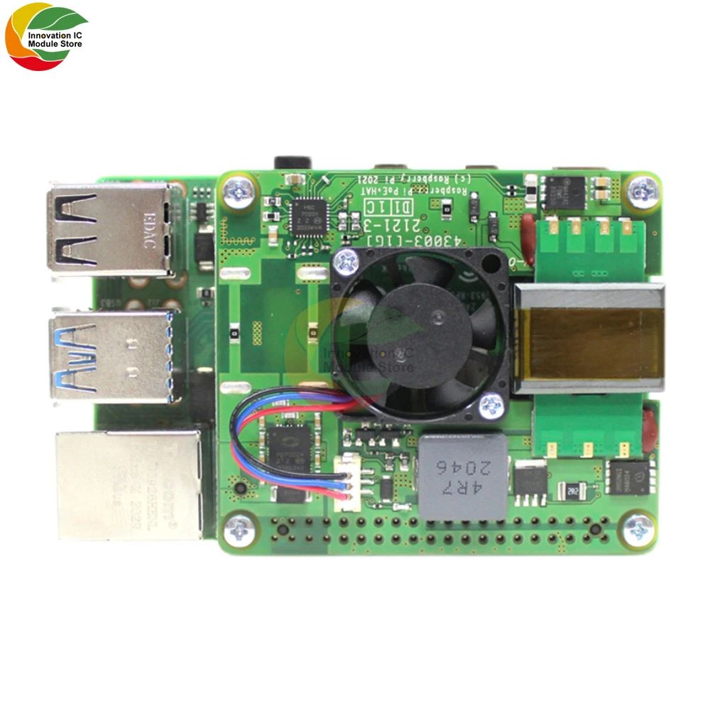 Original Raspberry Pi Raspberry Pi 3B+/4B POE+ Power Over Ethernet Expansion Board 802.3af Network RPi Board Not Included
Original Raspberry Pi Raspberry Pi 3B+/4B POE+ Power Over Ethernet Expansion Board 802.3af Network RPi Board Not Included