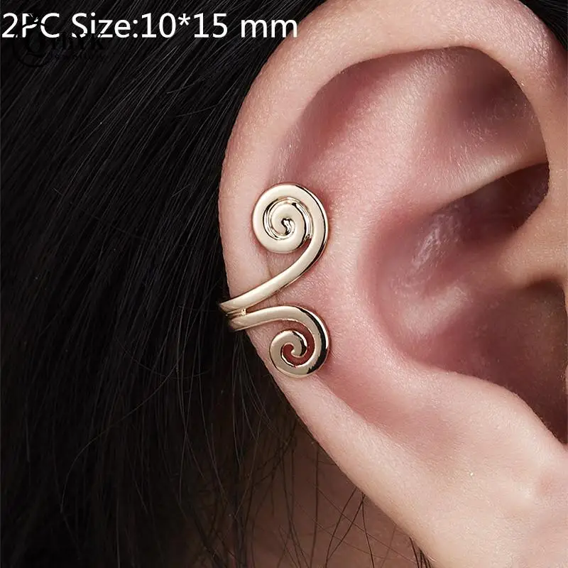 2pcs Double Spiral Gold Tone Copper Wire Spiral Fake Piercing Nose Ring Punk Clip Nose Ring Also Can Be Ear Clip Cuff 
2pcs Double Spiral Gold Tone Copper Wire Spiral Fake Piercing Nose Ring Punk Clip Nose Ring Also Can Be Ear Clip Cuff