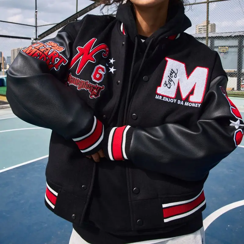 American Popular Letter Embroidered Jackets And Coats Men Y2K New Hip Hop Harajuku Baseball Jackets Couple Loose Punk Streetwear
American Popular Letter Embroidered Jackets And Coats Men Y2K New Hip Hop Harajuku Baseball Jackets Couple Loose Punk Streetwear