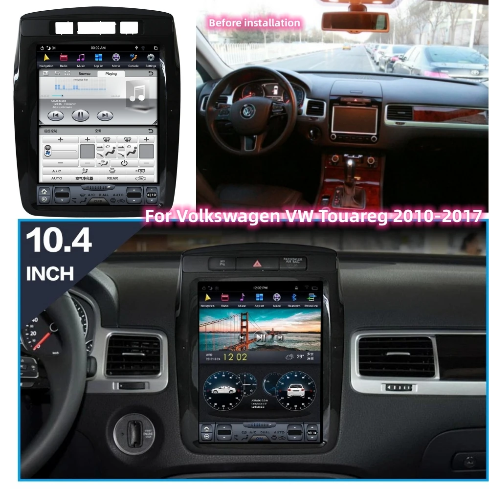 8+128GB For Volkswagen VW Touareg 2010-2017 Tesla Car GPS Navigation Stereo Player Android Auto Radio Head Unit Wireless Carplay
8+128GB For Volkswagen VW Touareg 2010-2017 Tesla Car GPS Navigation Stereo Player Android Auto Radio Head Unit Wireless Carplay