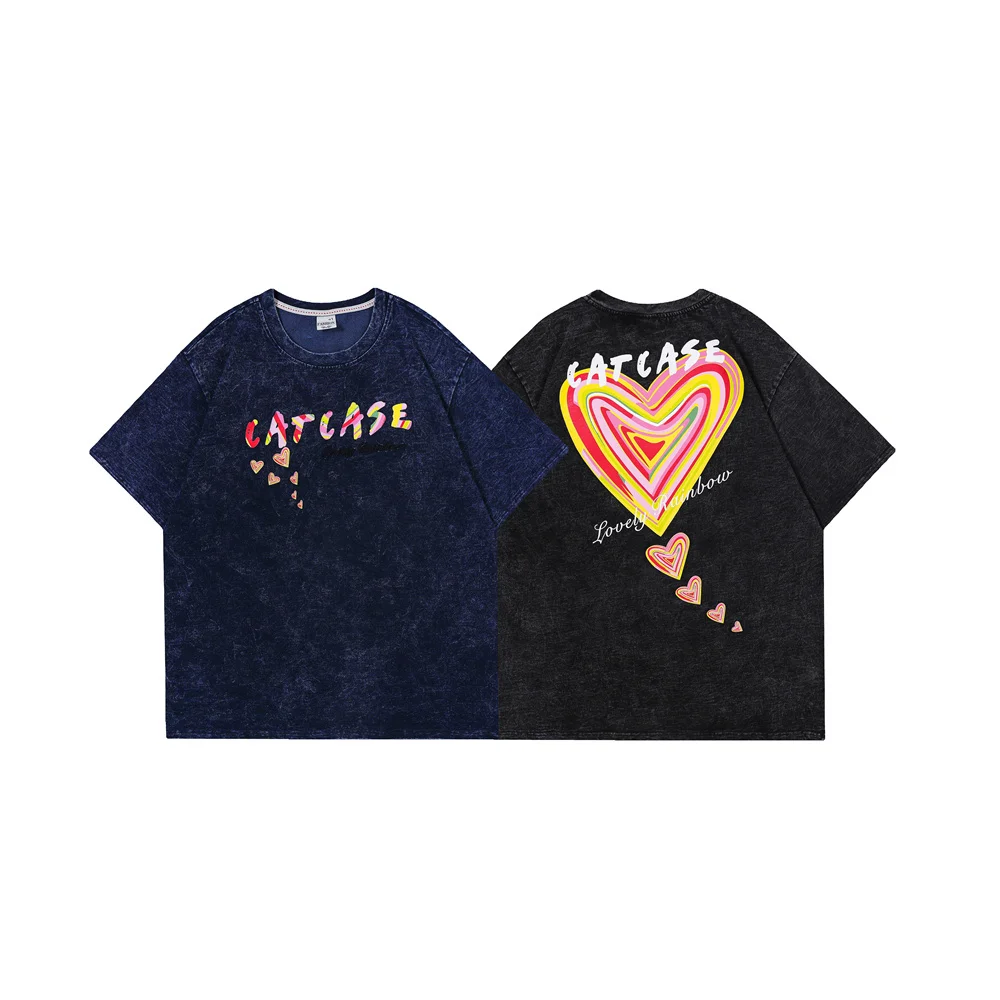 Men's and women's fashion brand 2022 new summer street INS loose casual T-shirts
Men's and women's fashion brand 2022 new summer street INS loose casual T-shirts