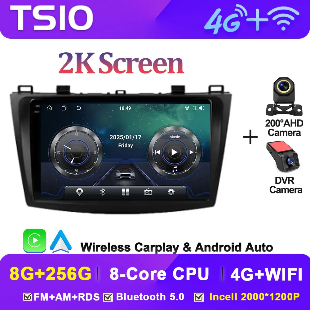 Android 15 Carplay для Mazda 3 2010 2011 2012 2013, автомобильный радиоприемник, мультимедийный плеер, 2 Din, стерео GPS Navi, авторадио, 8-ядерный Wi-Fi RDS 
Android 15 Carplay для Mazda 3 2010 2011 2012 2013, автомобильный радиоприемник, мультимедийный плеер, 2 Din, стерео GPS Navi, авторадио, 8-ядерный Wi-Fi RDS