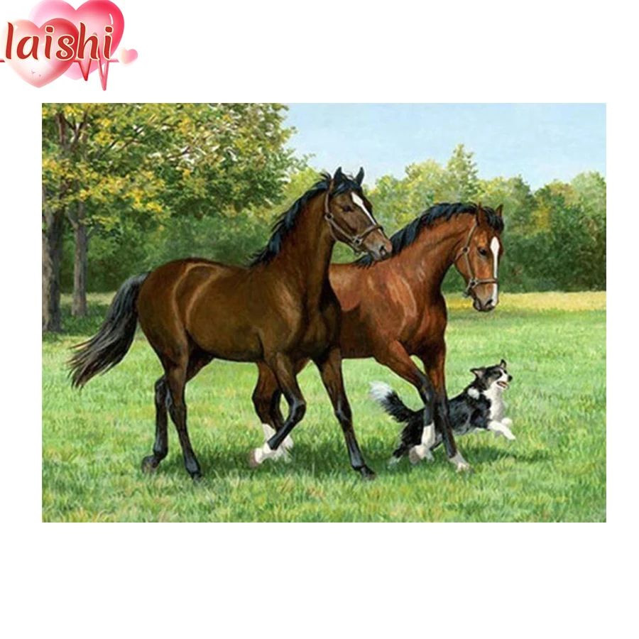 5D Diy Diamond Painting dog and horse running Full Round Square Drill Rhinestones Mosaic Wall Art Pictures Home Decoration Gift
5D Diy Diamond Painting dog and horse running Full Round Square Drill Rhinestones Mosaic Wall Art Pictures Home Decoration Gift