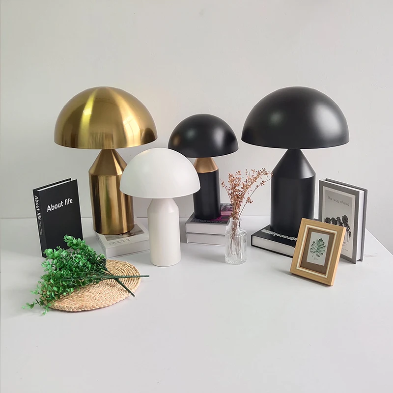 Nordic Simple Iron Mushroom Table Lamp G9 Interface Vertical Art Bedside Lamp Home Living Room Study Bedroom Decorative Lamp
Nordic Simple Iron Mushroom Table Lamp G9 Interface Vertical Art Bedside Lamp Home Living Room Study Bedroom Decorative Lamp