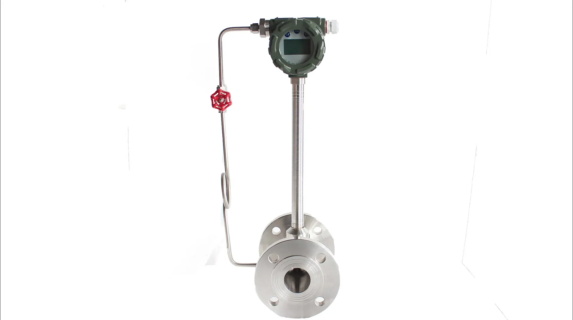 Industrial pipeline fluid flow meter air flow sensor flange type vortex gas flow meter
Industrial pipeline fluid flow meter air flow sensor flange type vortex gas flow meter