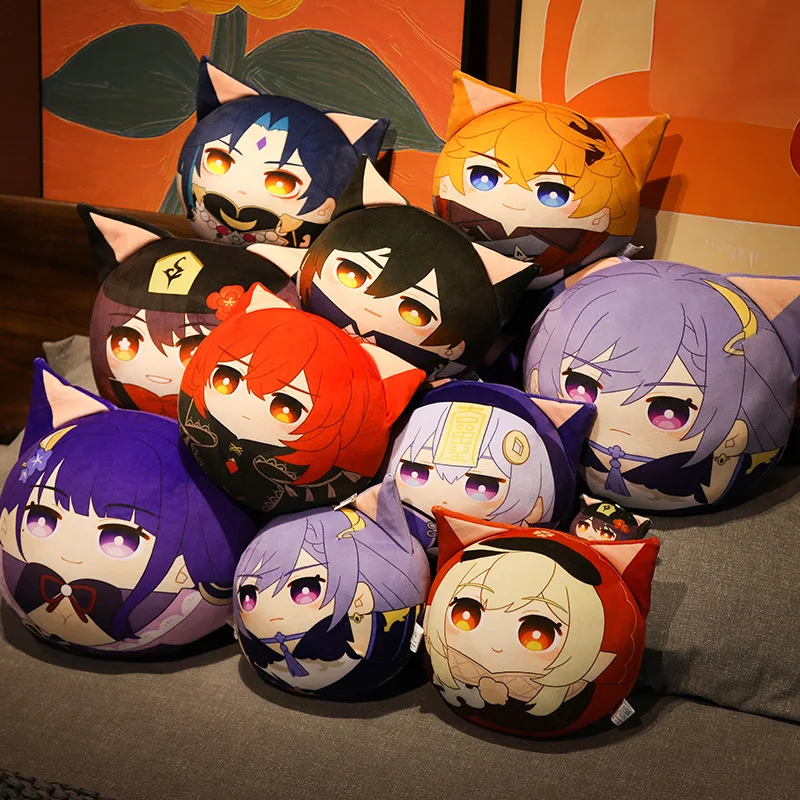 Подушка для куклы Genshin Impact, 30/40 см, Xiao Zhongli Lumine Kaeya Kamisato Ayaka Game, аниме периферийный подарок для детей, милые плюшевые игрушки
Подушка для куклы Genshin Impact, 30/40 см, Xiao Zhongli Lumine Kaeya Kamisato Ayaka Game, аниме периферийный подарок для детей, милые плюшевые игрушки