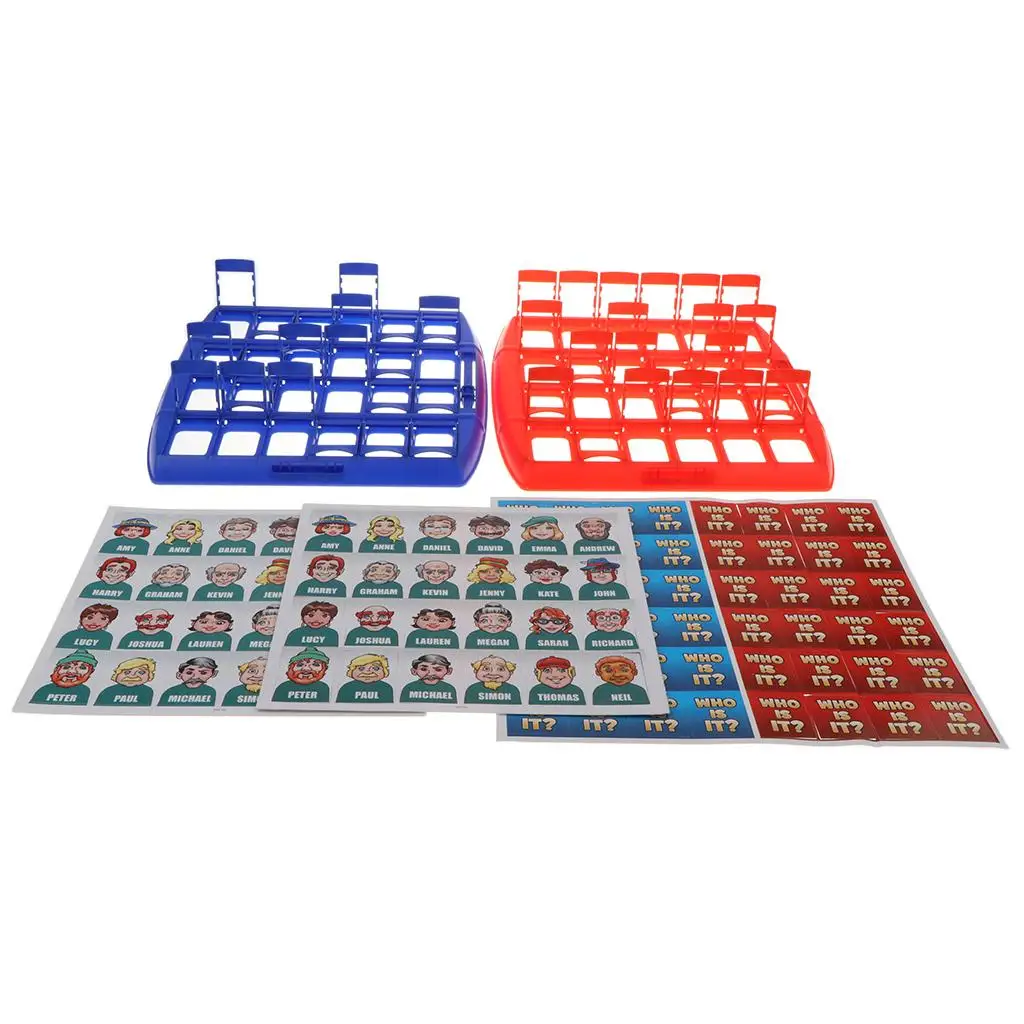 Fun Who Is It Kids Traditional Board Game Suspect Logical Training Educational Classic Toy 
Fun Who Is It Kids Traditional Board Game Suspect Logical Training Educational Classic Toy