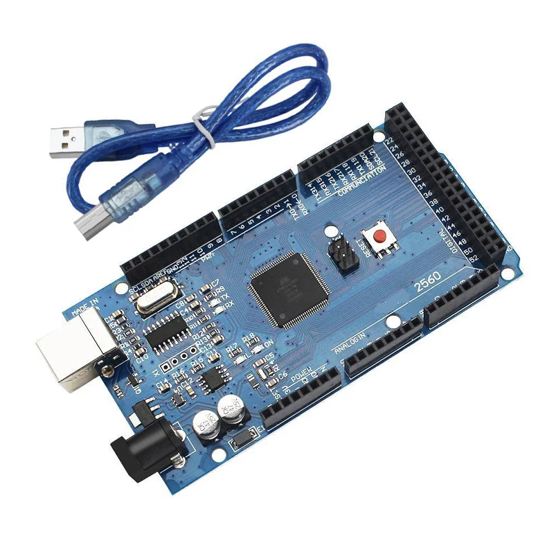 For MEGA2560 Development Board ATmega2560-16AU CH340G 2560 R3 AVR USB For Arduino MEGA260 Expansion Board DIY
For MEGA2560 Development Board ATmega2560-16AU CH340G 2560 R3 AVR USB For Arduino MEGA260 Expansion Board DIY
