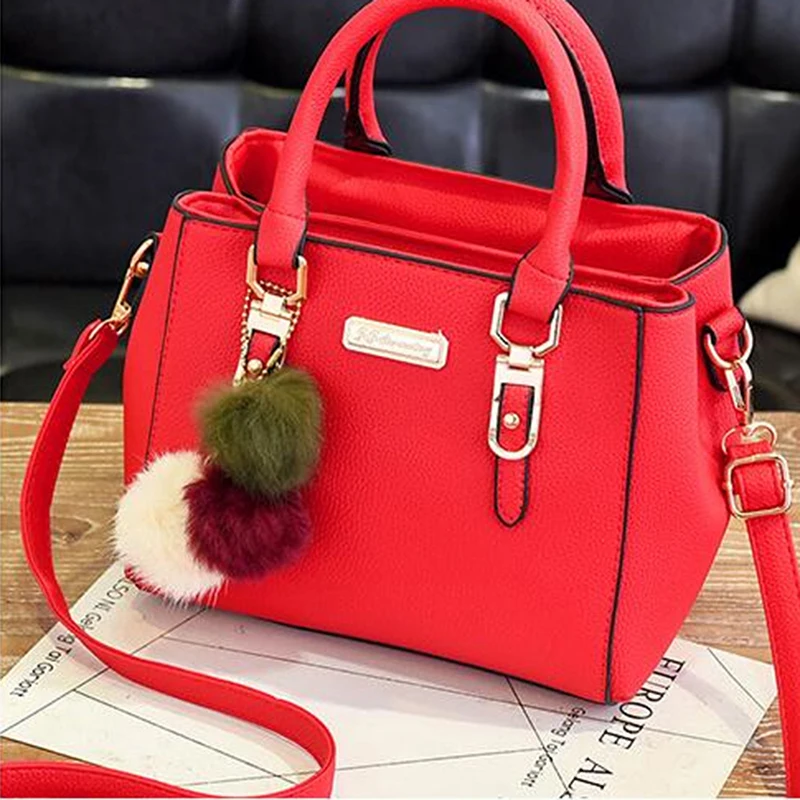 Women Shopping Handbag Ladies Bag New Handbags PU Leather Pompom Crossbody Fashion Wild Candy Color Messenger Shoulder Bags
Women Shopping Handbag Ladies Bag New Handbags PU Leather Pompom Crossbody Fashion Wild Candy Color Messenger Shoulder Bags