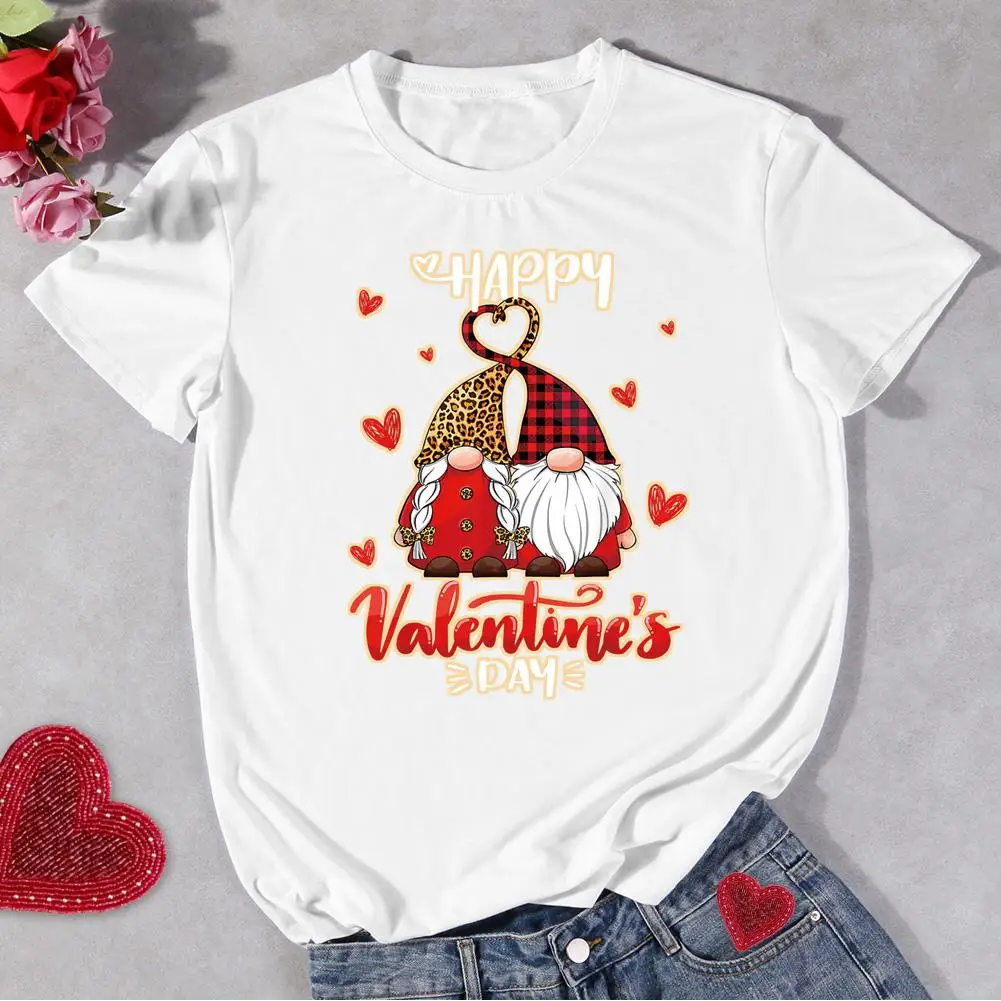 Valentines Day Happy Gnome Print T-Shirts Women Short Sleeve O neck T-Shirt Summer Cotton Daily Casual Tees Tops S-XXXL
Valentines Day Happy Gnome Print T-Shirts Women Short Sleeve O neck T-Shirt Summer Cotton Daily Casual Tees Tops S-XXXL