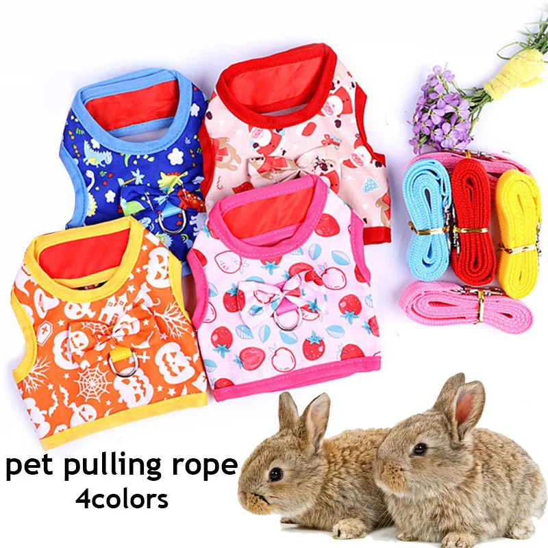 Rabbit Harness Pet Leash Set Chinchilla Traction Rope Chest Strap Small Pet Vest Adjustable Cute Prevent Break Small Pet Supply
Rabbit Harness Pet Leash Set Chinchilla Traction Rope Chest Strap Small Pet Vest Adjustable Cute Prevent Break Small Pet Supply