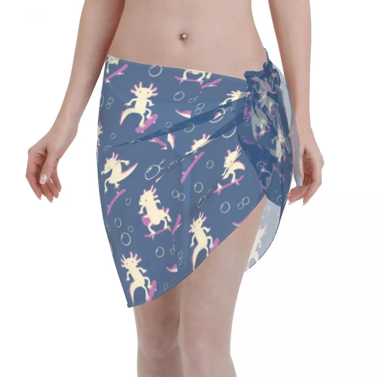 Axolotl Women Beach Cover Up Wrap Chiffon Swimwear Pareo Sarong Beachwear Cute Kawaii Animal Bikini Cover Ups Skirts Swimsuits
Axolotl Women Beach Cover Up Wrap Chiffon Swimwear Pareo Sarong Beachwear Cute Kawaii Animal Bikini Cover Ups Skirts Swimsuits